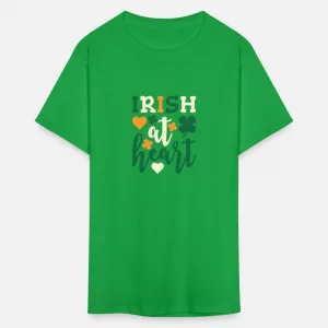Irish At Heart St Patrick's Day Mens T-Shirt