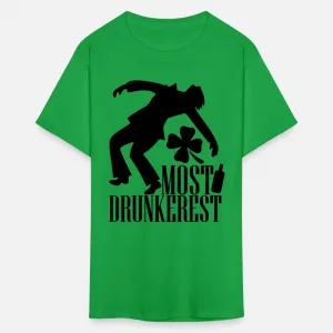 Most Drunkerest Funny St Patrick's Day Mens T-Shirt