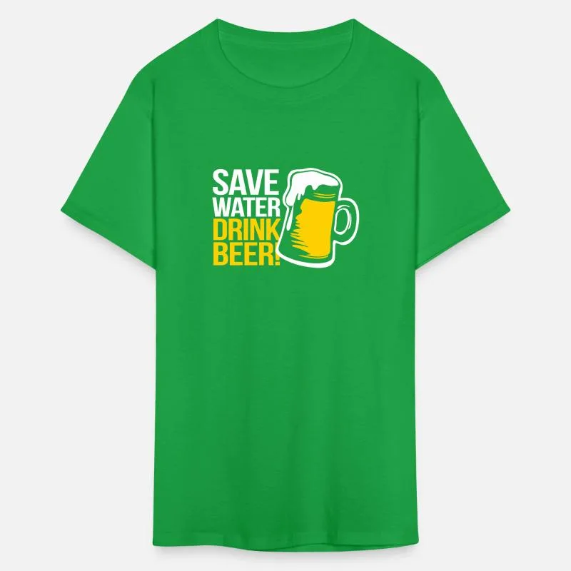 Save Water Drink Beer St Patrick's Day Mens T-Shirt