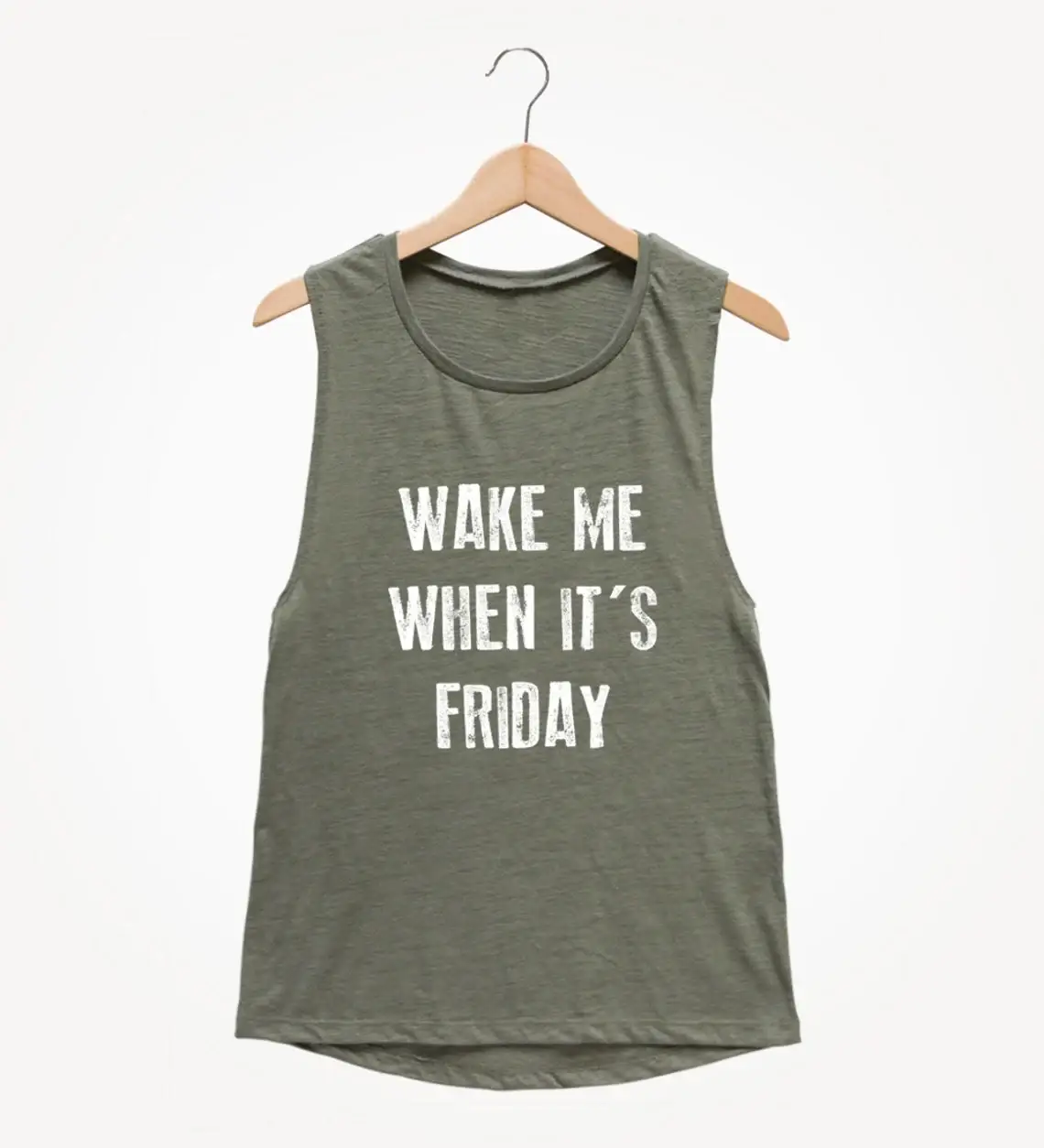 Wake Me When It's Friday Muscle Tee